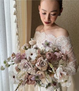 服部由紀子のインスタの花嫁の画像